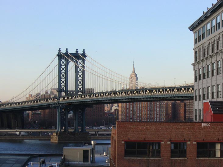 Manhattan Bridge from the Brooklyn Bridge