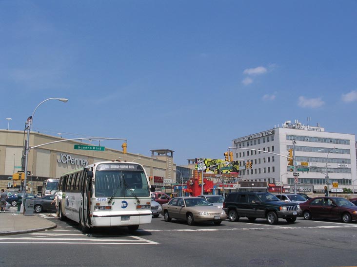 Woodhaven Boulevard and Queens Boulevard, Q11 Bus Stop, 2:00 p.m.