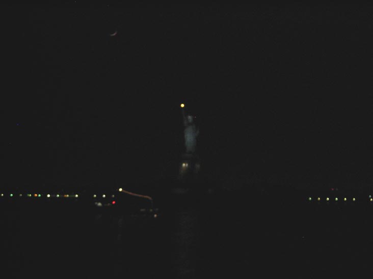 Statue of Liberty From The Staten Island Ferry, 9:21 p.m.