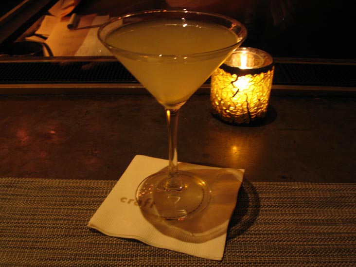 Ginger Martini, Craft Restaurant, 43 East 19th Street, Manhattan