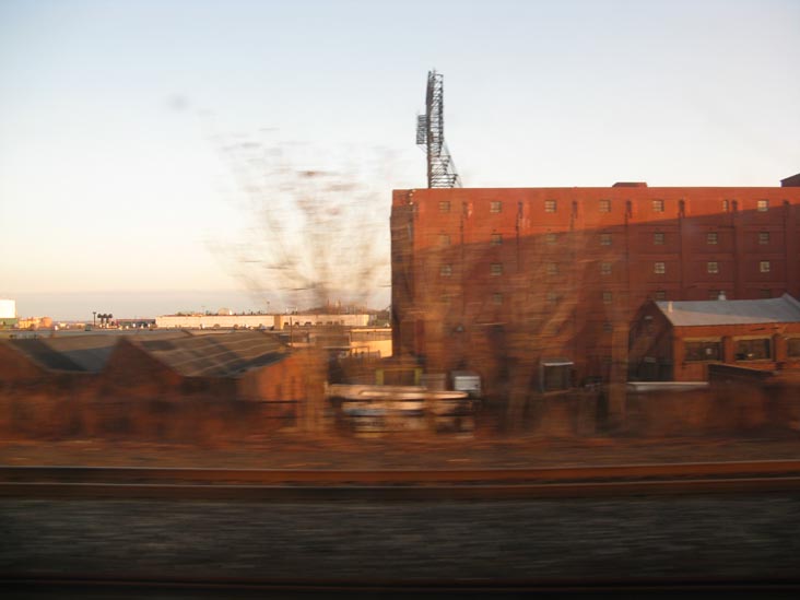 Hunts Point, The Bronx, Amtrak Train Through New York City, November 22, 2009