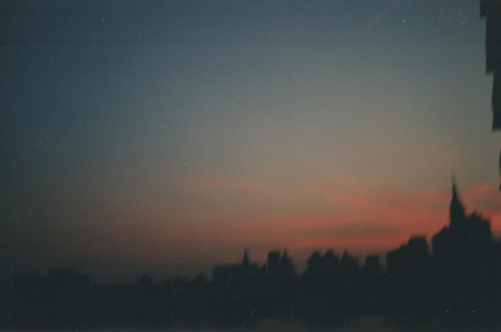 Lower Manhattan from Hunters Point, Long Island City, Queens During the Blackout of 2003, August 14, 2003