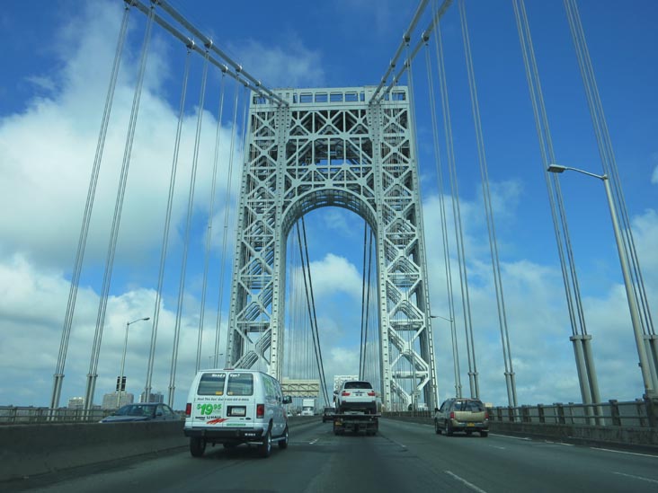 George Washington Bridge Between Manhattan and New Jersey, June 2, 2012