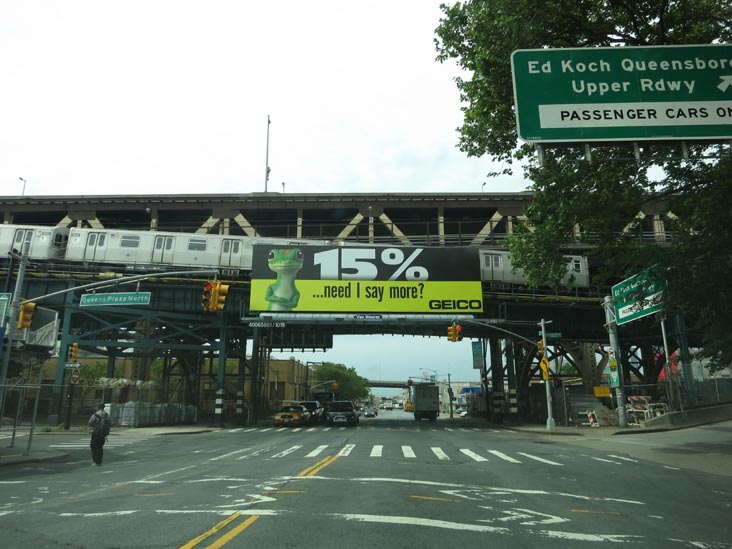 Entrance to Queensboro Bridge, 21st Street, Long Island City, Queens, May 28, 2013