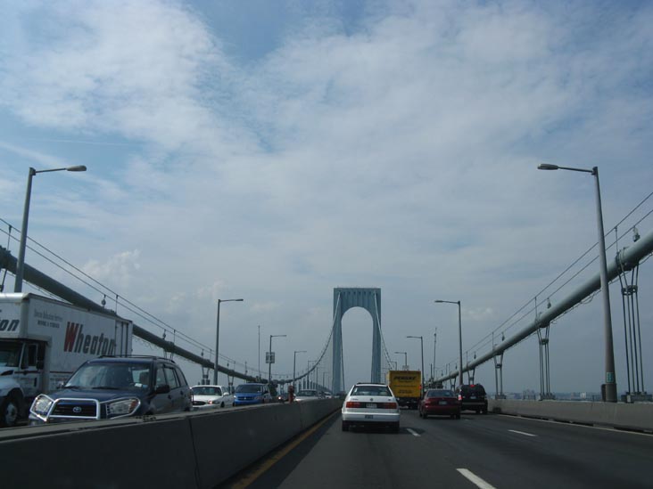 Crossing Bronx-Whitestone Bridge Into The Bronx, August 20, 2009