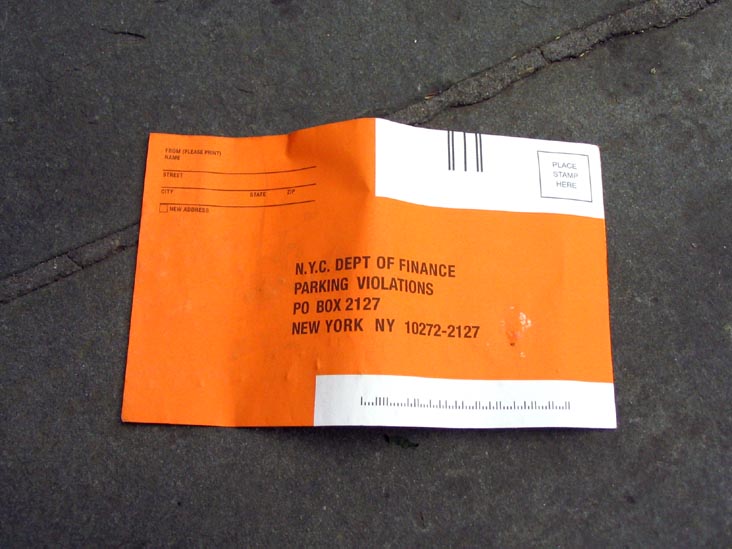 New York City Parking Ticket