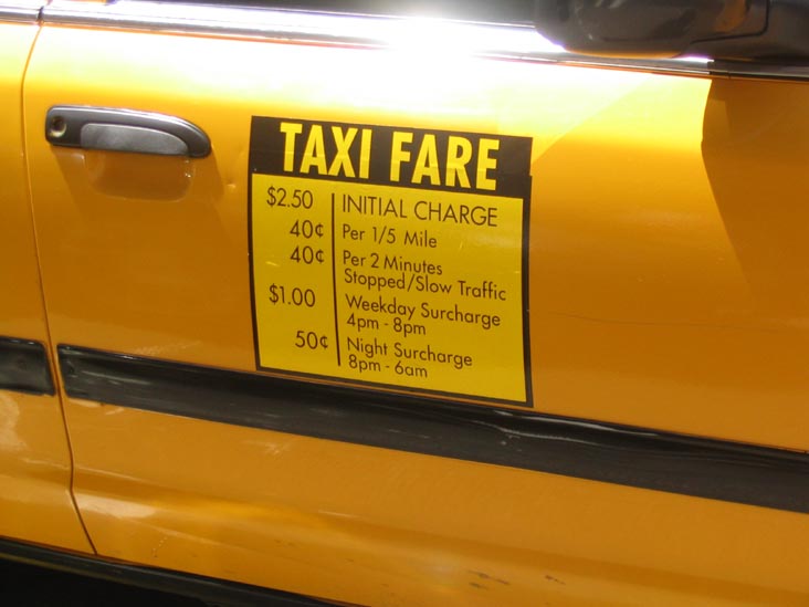 New Taxi Rate as of May 1, 2004