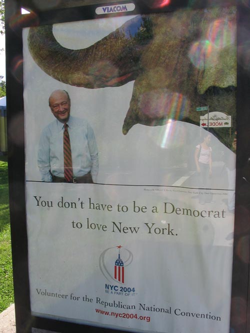 Republican National Convention Bus Ad, Tottenville, Staten Island