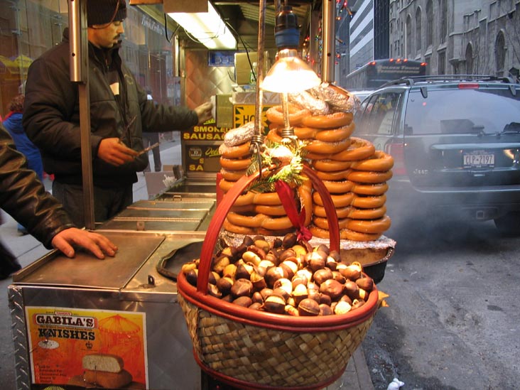 Chestnuts Roasting, Fifth Avenue, Midtown Manhattan, January 2, 2006