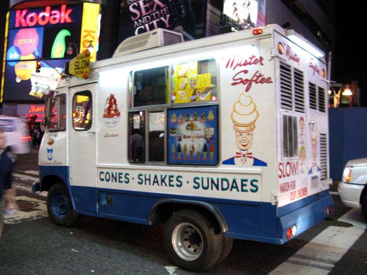 Mister Softee Truck, Times Square, Midtown Manhattan, May 30, 2008