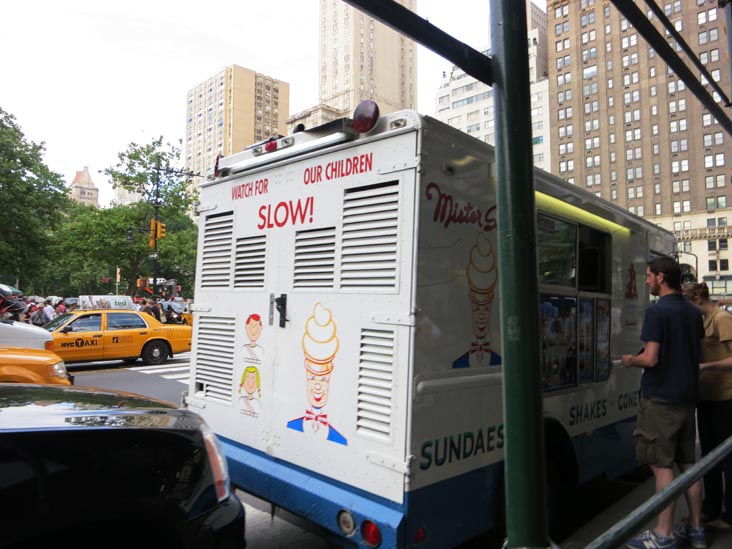 Mister Softee Truck, South Side of 59th Street Near Fifth Avenue, Midtown Manhattan, June 18, 2012