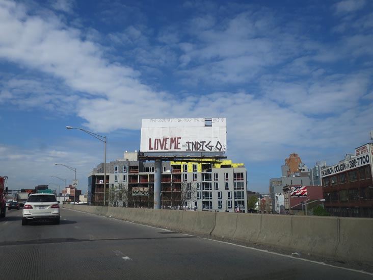 Brooklyn-Queens Expressway at Williamsburg, Brooklyn, May 6, 2014