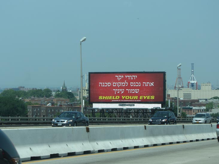 Billboard, Gowanus Expressway, Brooklyn, May 26, 2012
