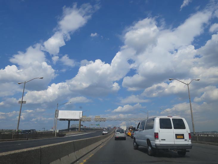 Brooklyn-Queens Expressway Approaching Kosciuszko Bridge, May 30, 2014