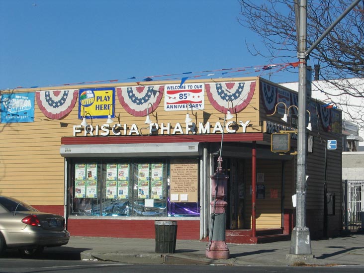 Friscia Pharmacy, 1505 Mermaid Avenue, Coney Island, Brooklyn