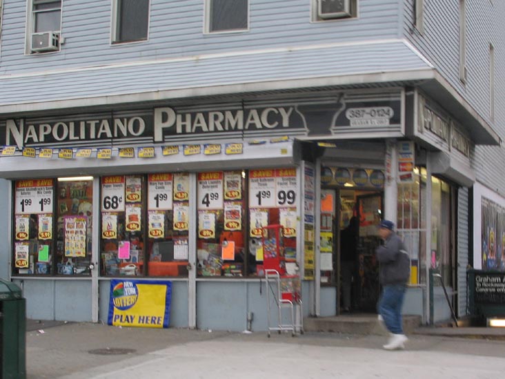 Napolitano Pharmacy, 335 Graham Avenue, Brooklyn