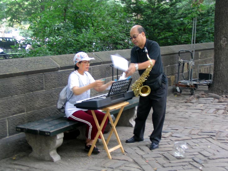 Saxophone at Fifth Avenue Near 61st Street, September 15, 2004