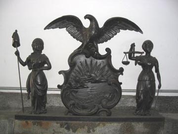 Bronze Reproduction of the New York City Seal, Arsenal, Central Park