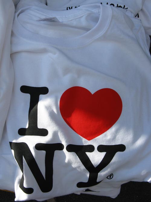 I [Heart] NY Shirt, Battery, Lower Manhattan, July 18, 2009
