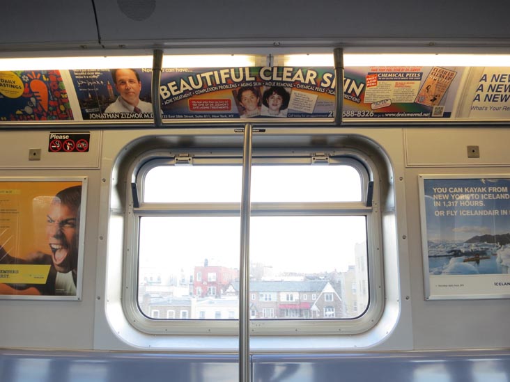 N Train, New York City Subway, February 6, 2013