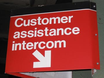 Customer assistance intercom