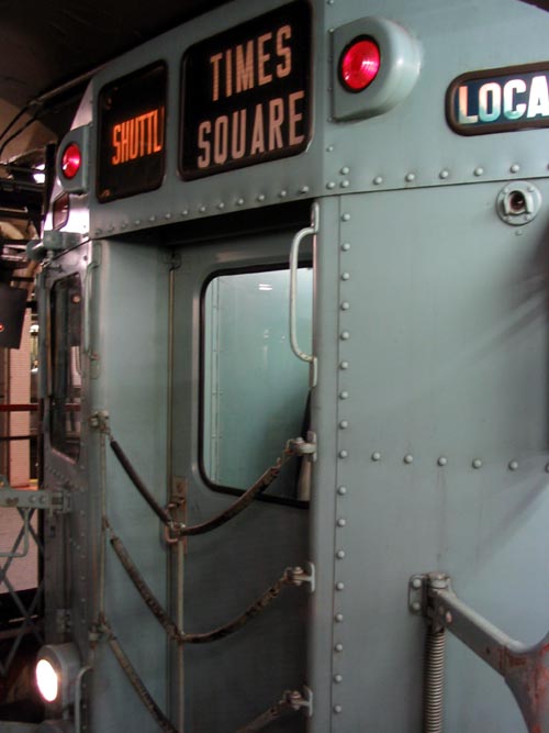 Vintage IRT Car, Centennial Special Subway Ride (Times Square-Grand Central Shuttle), Midtown Manhattan, October 27, 2004