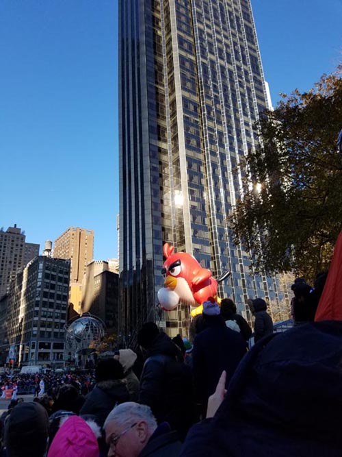 Angry Bird, Macy's Thanksgiving Day Parade, Columbus Circle, Midtown Manhattan, November 23, 2017