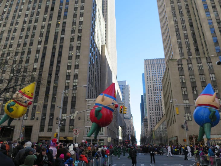 Macy's Thanksgiving Day Parade, 49th Street and Sixth Avenue, Midtown Manhattan, November 28, 2013