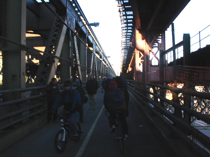 Queensboro Bridge, Transit Strike, December 21, 2005