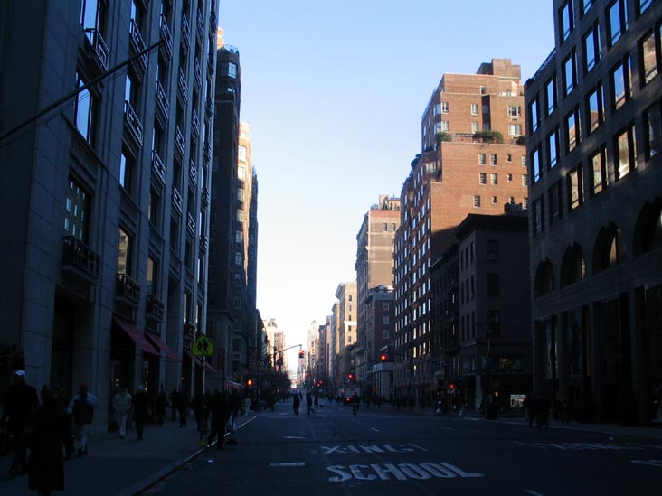 Madison Avenue Looking North From 60th Street, Transit Strike, December 21, 2005