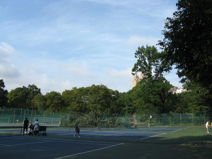 August 18, 2009 Storm Aftermath, Tennis Center, Central Park, Manhattan, August 21, 2009