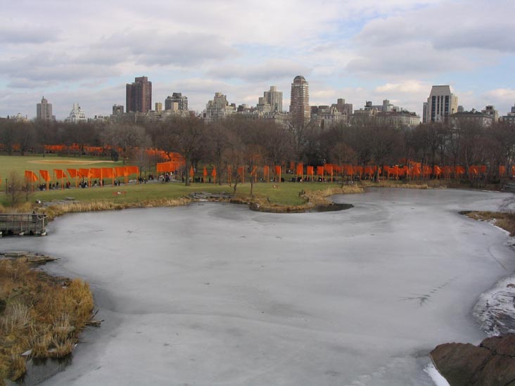 View from Belvedere Castle During Christo and Jeanne-Claude's Gates, Central Park, Manhattan, February 12, 2005