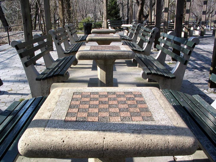 Tables, Chess and Checkers House, Central Park, Manhattan