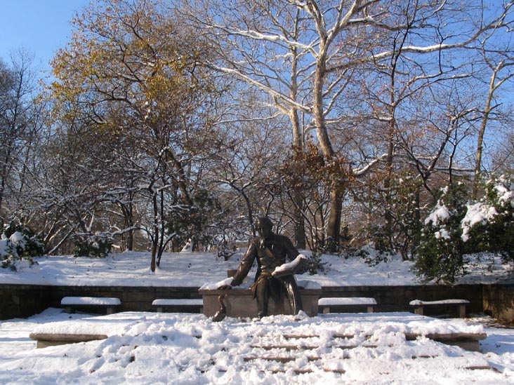 Hans Christian Andersen Monument, Conservatory Water, Central Park, Manhattan, December 9, 2005