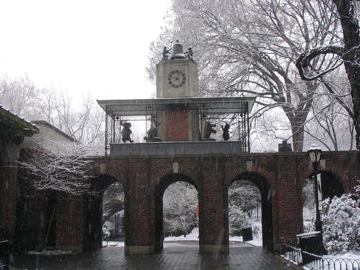 Delacorte Clock, Central Park, Manhattan, March 16, 2004