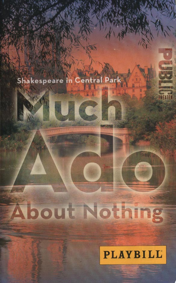 Much Ado About Nothing Playbill