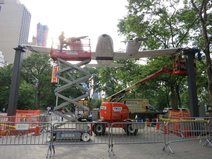 Doris Freedman Plaza, Central Park, Manhattan, June 18, 2012