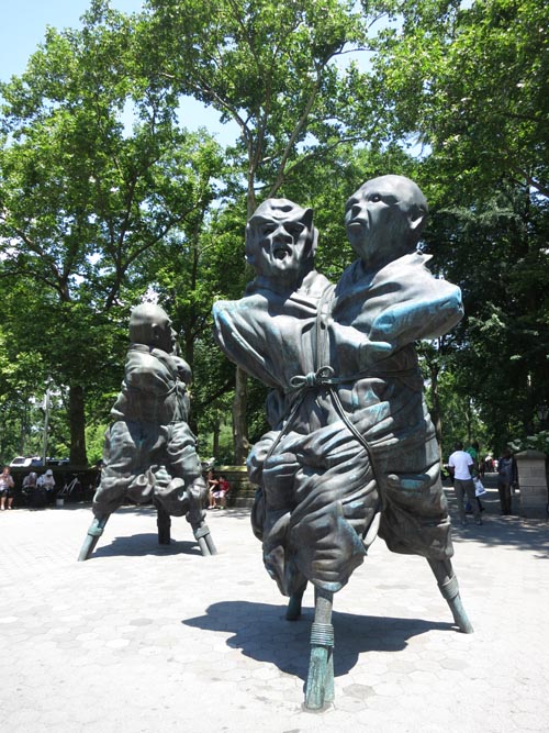 Doris Freedman Plaza, Central Park, Manhattan, June 20, 2013