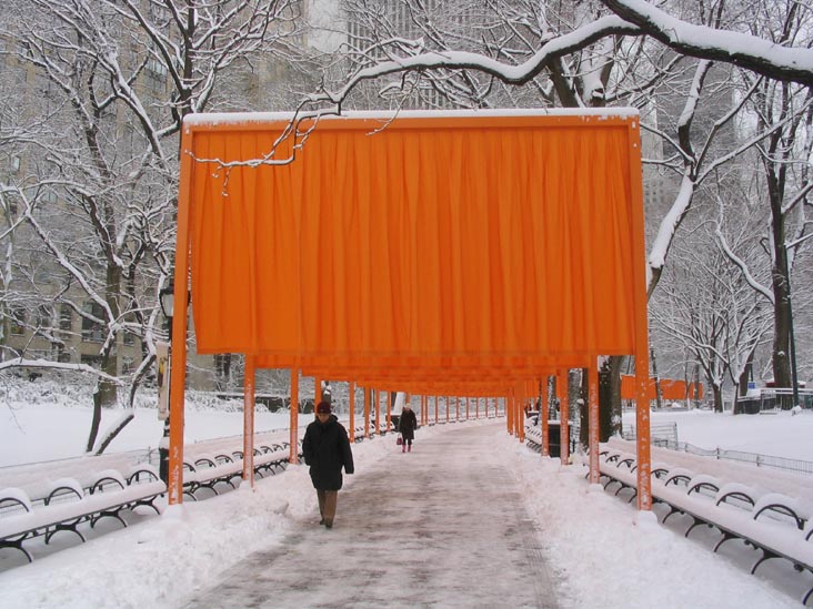 Wien Walk, Christo and Jeanne-Claude's Gates Project: March 1, 2005