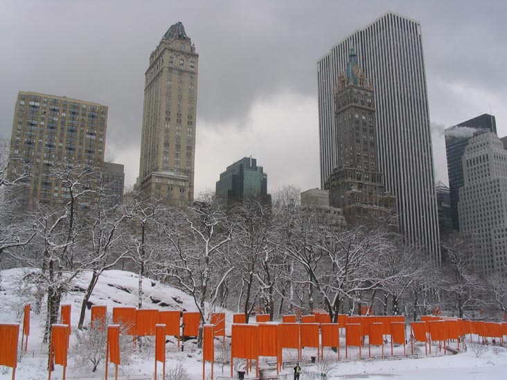 The Pond, Christo and Jeanne-Claude's Gates Project: March 1, 2005