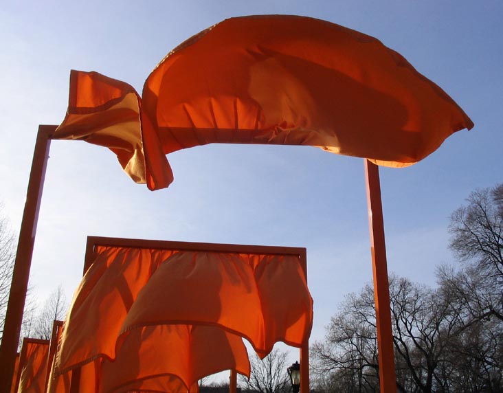 Gates Next to Harlem Meer, Christo and Jeanne-Claude's Gates Project: Final Day
