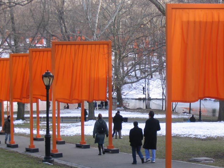 Near the Pool, Christo and Jeanne-Claude's Gates Project: Final Day