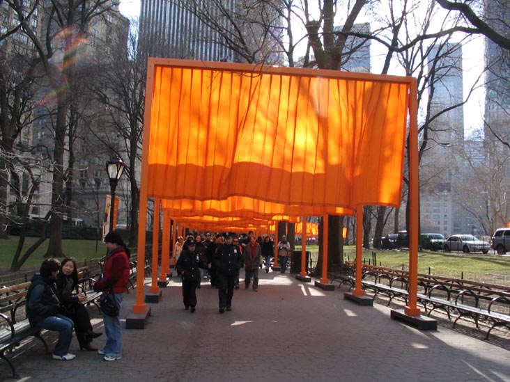 Wien Walk, Christo and Jeanne-Claude's Gates Project: Opening Day, February 12, 2005