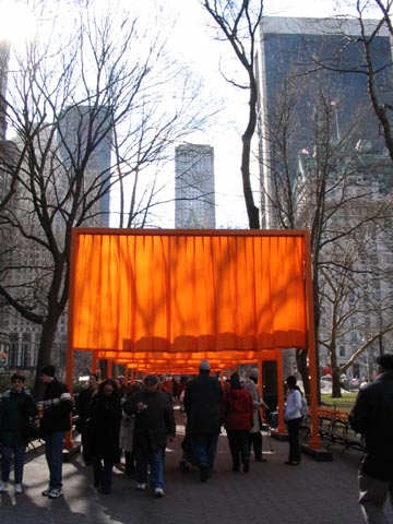 Wien Walk, Christo and Jeanne-Claude's Gates Project: Opening Day