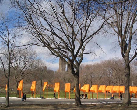 Sheep Meadow, Christo and Jeanne-Claude's Gates Project: Opening Day