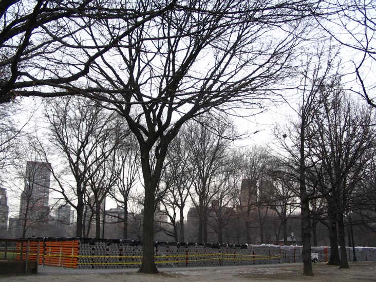 Steel Support Beams, Preparations for Christo and Jeanne-Claude's The Gates Project, Central Park, January 19, 2005