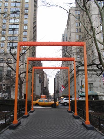 Gates Supports, 61st Street Entrance, February 9, 2005