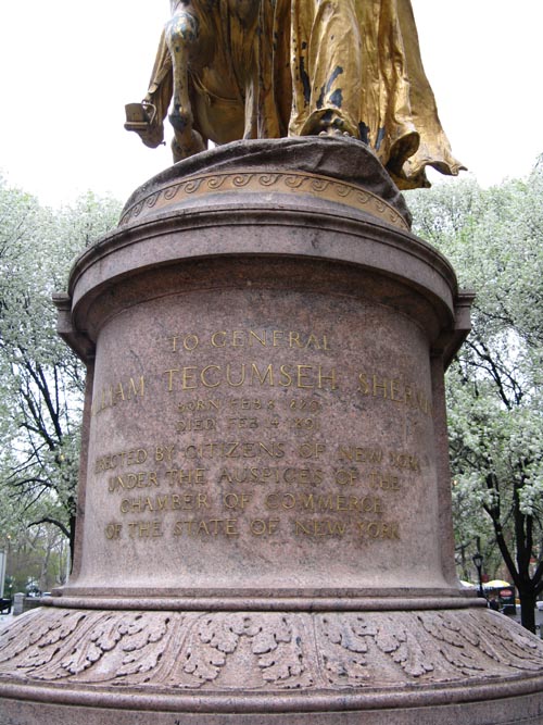 Sherman Monument, Grand Army Plaza, Manhattan, April 22, 2009