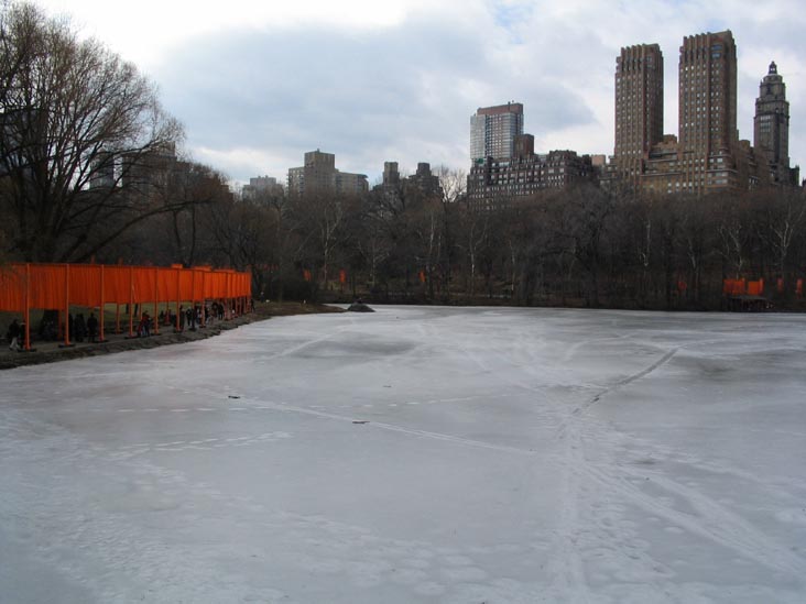 The Lake During Christo and Jeanne-Claude's The Gates Project, February 12, 2005