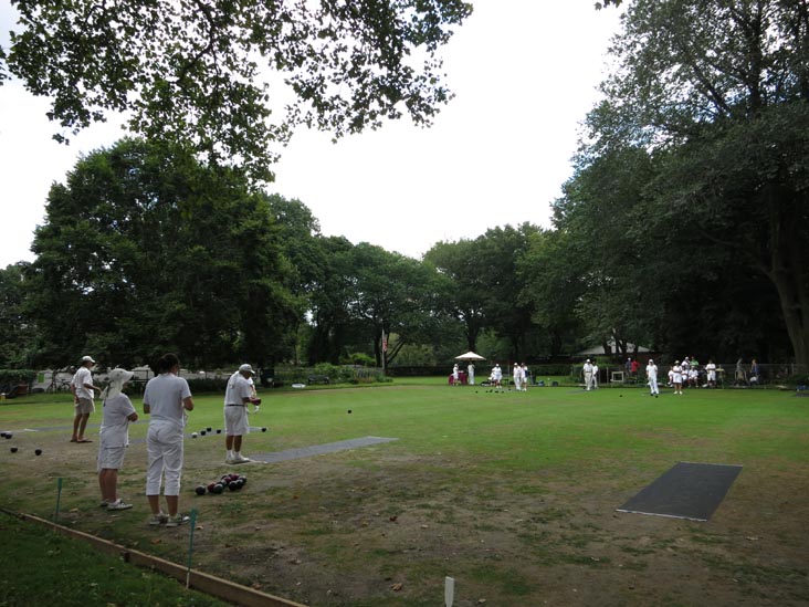 Lawn Bowling, Central Park, Manhattan, August 18, 2012